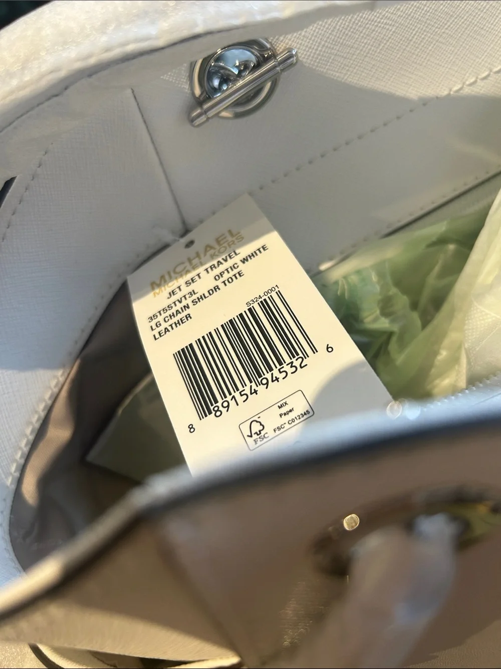 Michael Kors structured saffiano